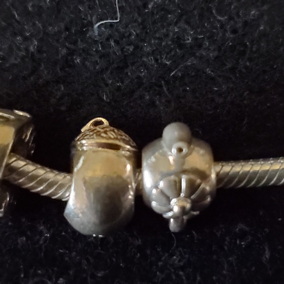 Pandora Silver Bracelet. 7.9" snake chain. - Picture 9 of 15